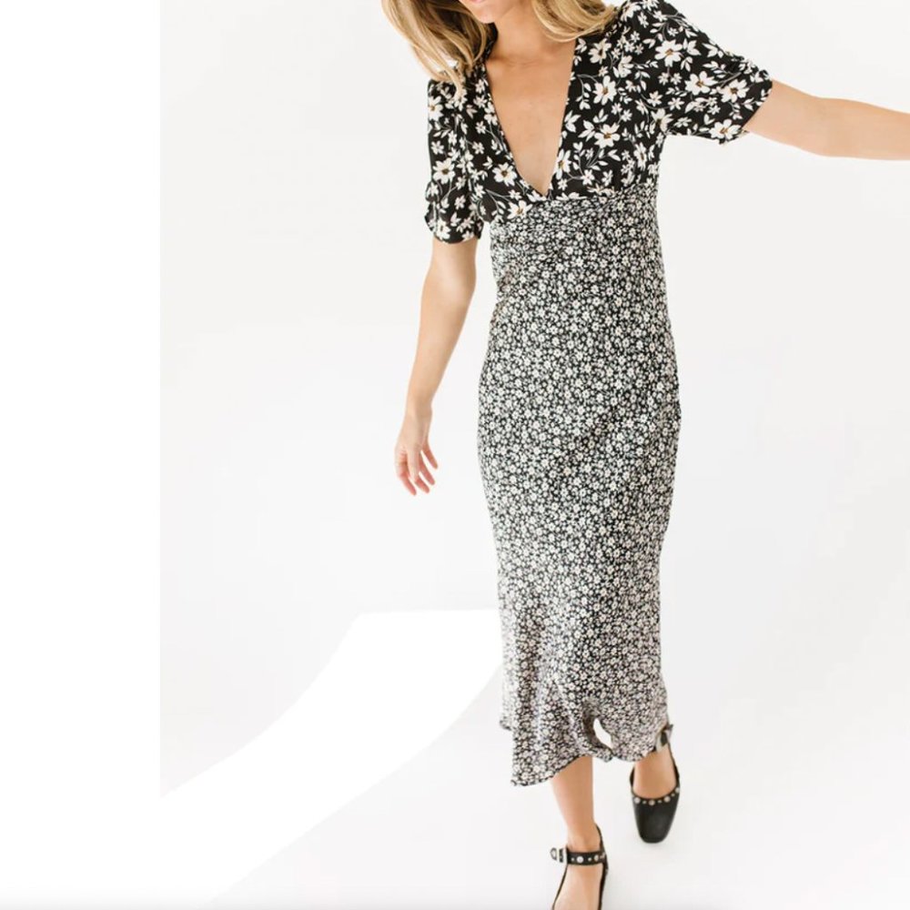 Zoco • Love Me Not Floral Midi Dress